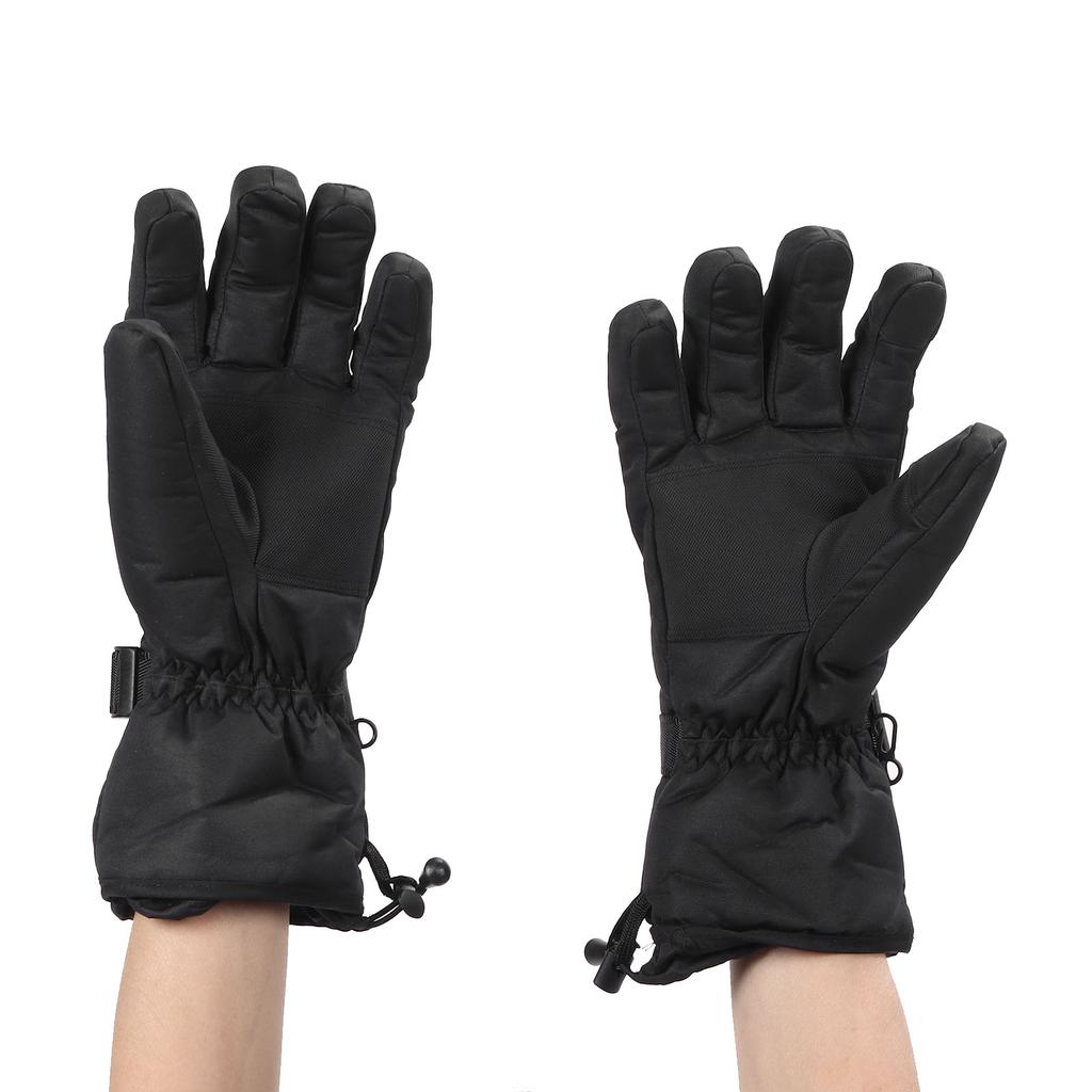 Electric Heated Gloves Temperature Adjustable Touchscreen Gloves Waterproof Warm Gloves