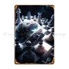 Chess Universe Metal Plaque Poster Rusty Garage Living Room Designs Club Bar Tin Sign Poster