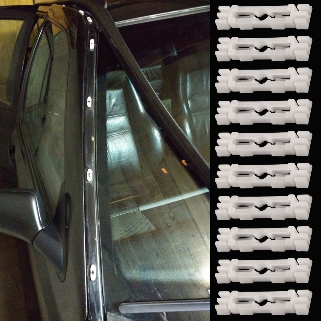Roof Gutter Clips Rain Channel Gutter Trim Strip Moulding Clip FOR VW Golf Jetta GTI Caddy Passat B3 B4 1H0853733B 191853733A