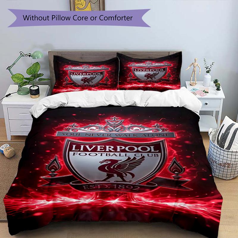 Blue Passion Themed Bedding 3Pcs Duvet Cover Set Decorative Bed Linen For Teen Room Home Decoration