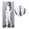 Elegant Slim Fit Summer Outfit Ice Silk Sportswear Set Casual Two Piece for Women