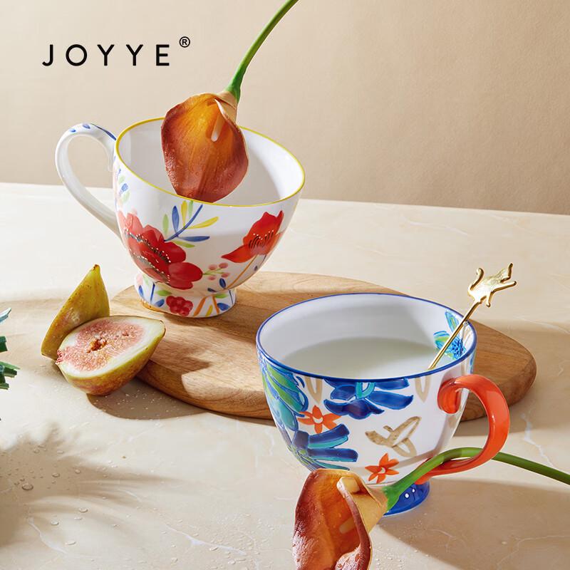 JOYYE Handbemalte Keramik Müsli- & Wasserschale
