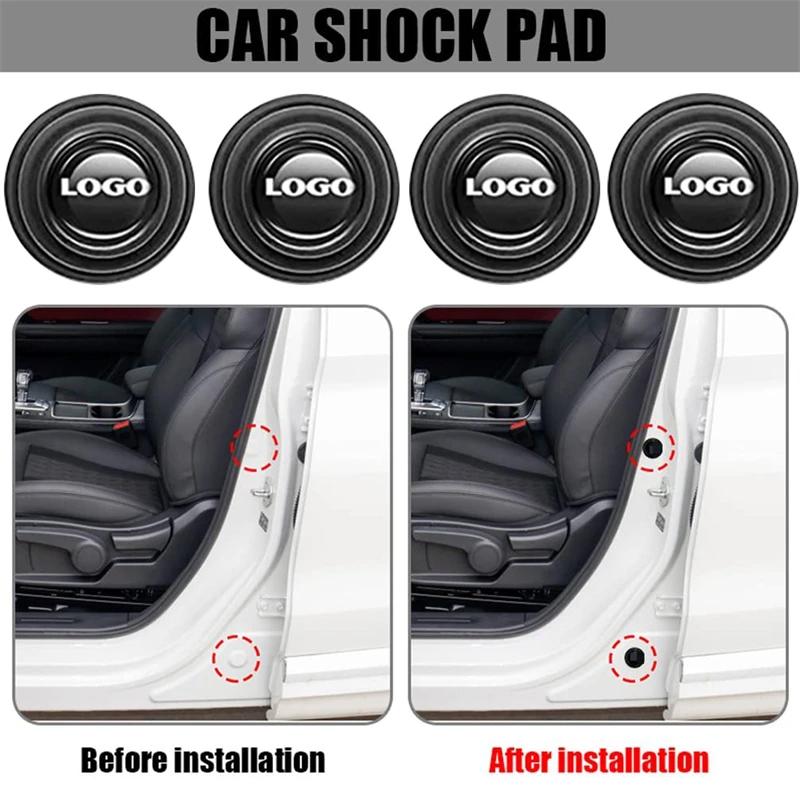 10Pcs Car Sound Insulation Pad Car Door Shock Absorbing Gasket For BYD F3 E6 Yuan Plus Atto F0 G3 I3 Ea1 Song Max Tang Dmi 2din