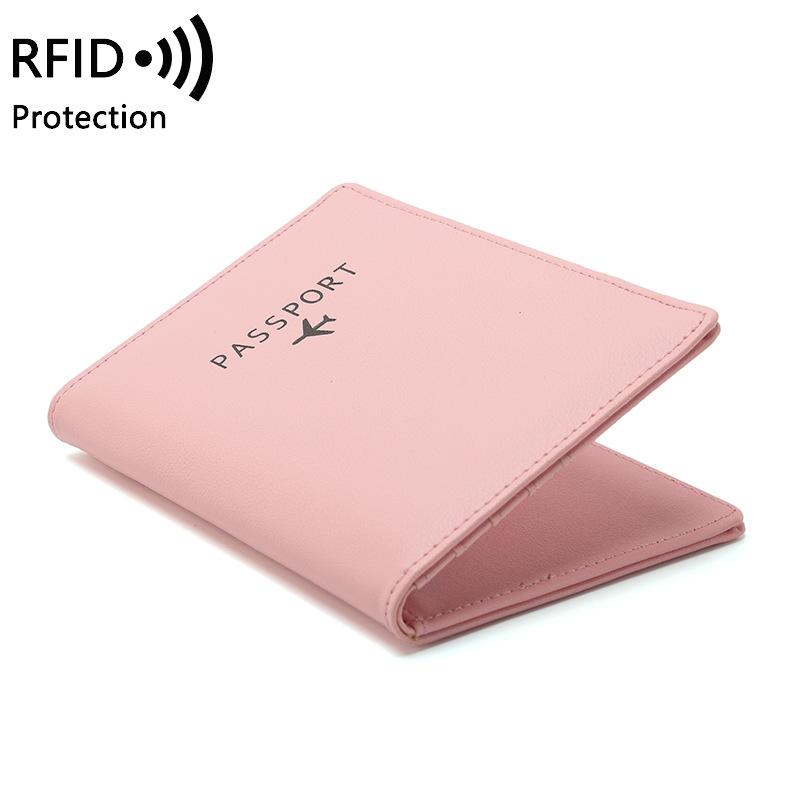 Anti-theft Brush Passport Bag Men and Women Multifunctional ID Bag Travel Wallet Ticket Holder