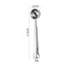 Stainless Steel Coffee Scoop with Clip 17 5cm Long Measuring Spoon for Coffee Tea Powder and Spices Kitchen Utensil