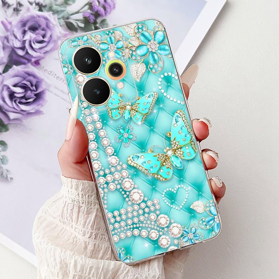 For Realme 15 Case Realme15 Pro RMX5101 Luxury Fashion Painted Cover Soft Slim Phone Case For Realme 15 Pro 5G Back Cover Bumper