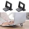 2Pcs Foldable Laptop Stand Portable Laptop Stand Invisible Cooling Laptop Stand Cooling Office Footpad Notebook Tablets