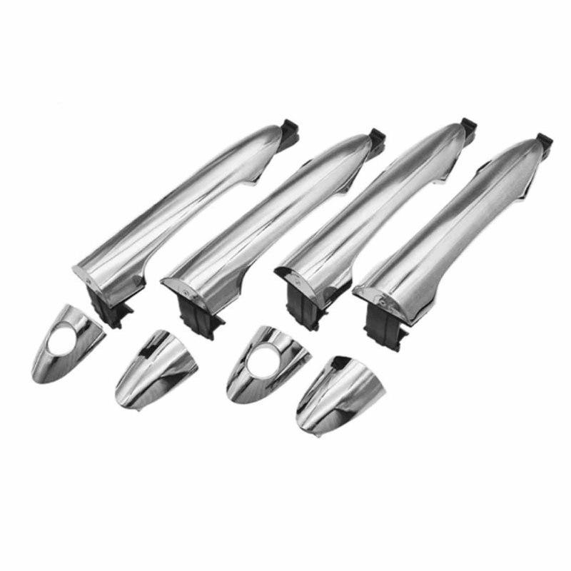 Chrome Front Rear Left Right Outside Door Handle 82651-1Y020 83651-1Y020 82661-1Y020 83661-1Y020 for Kia Picanto 2011-2015