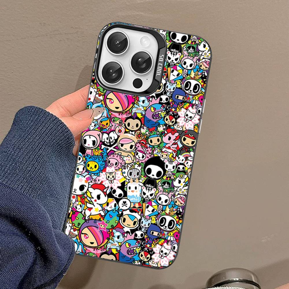 Japan Cute T-Tokidoki Phone Case For IPhone 16 15 14 13 12 11 Pro Max 17 Plus Colorful Cover