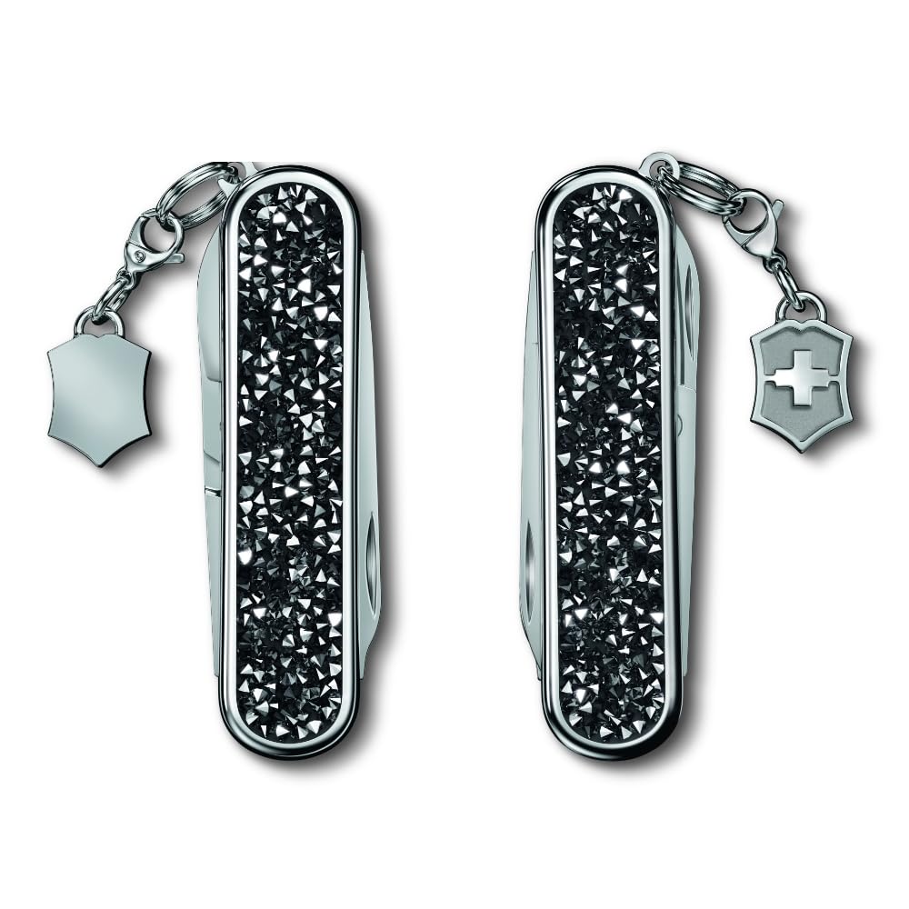 VICTORINOX Classic SD מבריק קריסטל אולר שוויצרי סכין רב תכליתית מספריים קמפינג חיצוני עם מברג שטוח מצויד במסמר