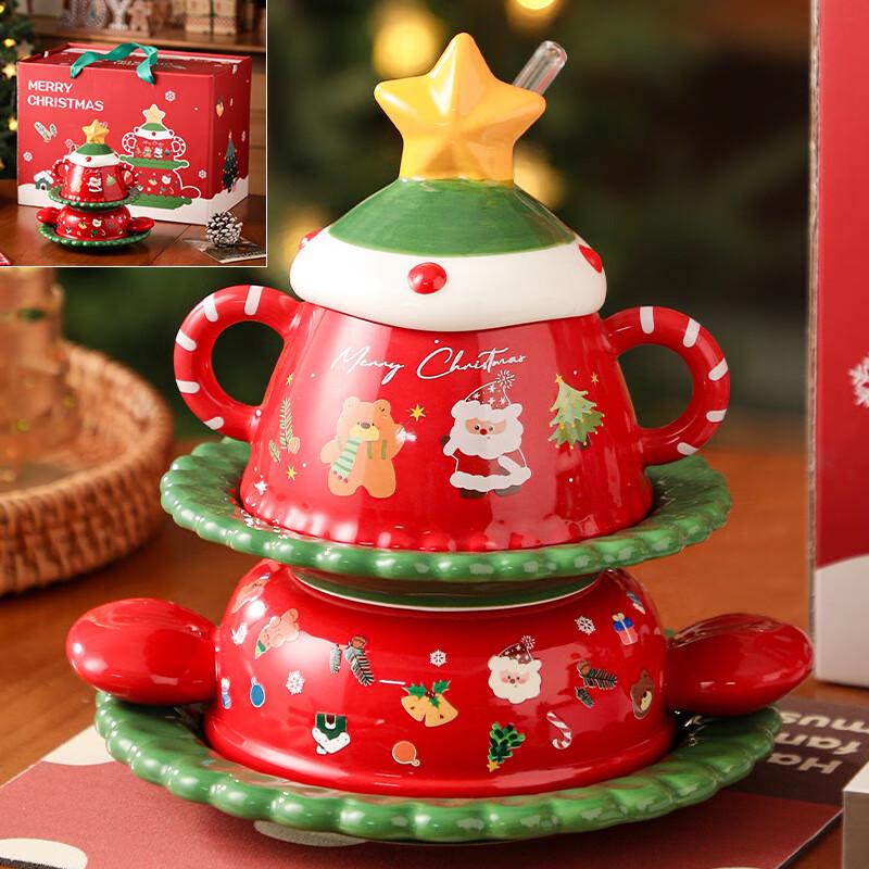 SW Christmas Cartoon Ceramic Tableware Gift Set