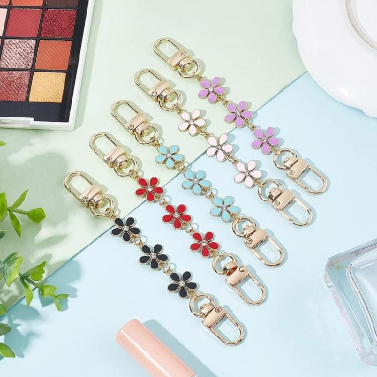 Sturdy Alloy Flower Charm Extender Chain Corrosion Resistant Adjustable Jewelry For Sensitive Skin Outfits