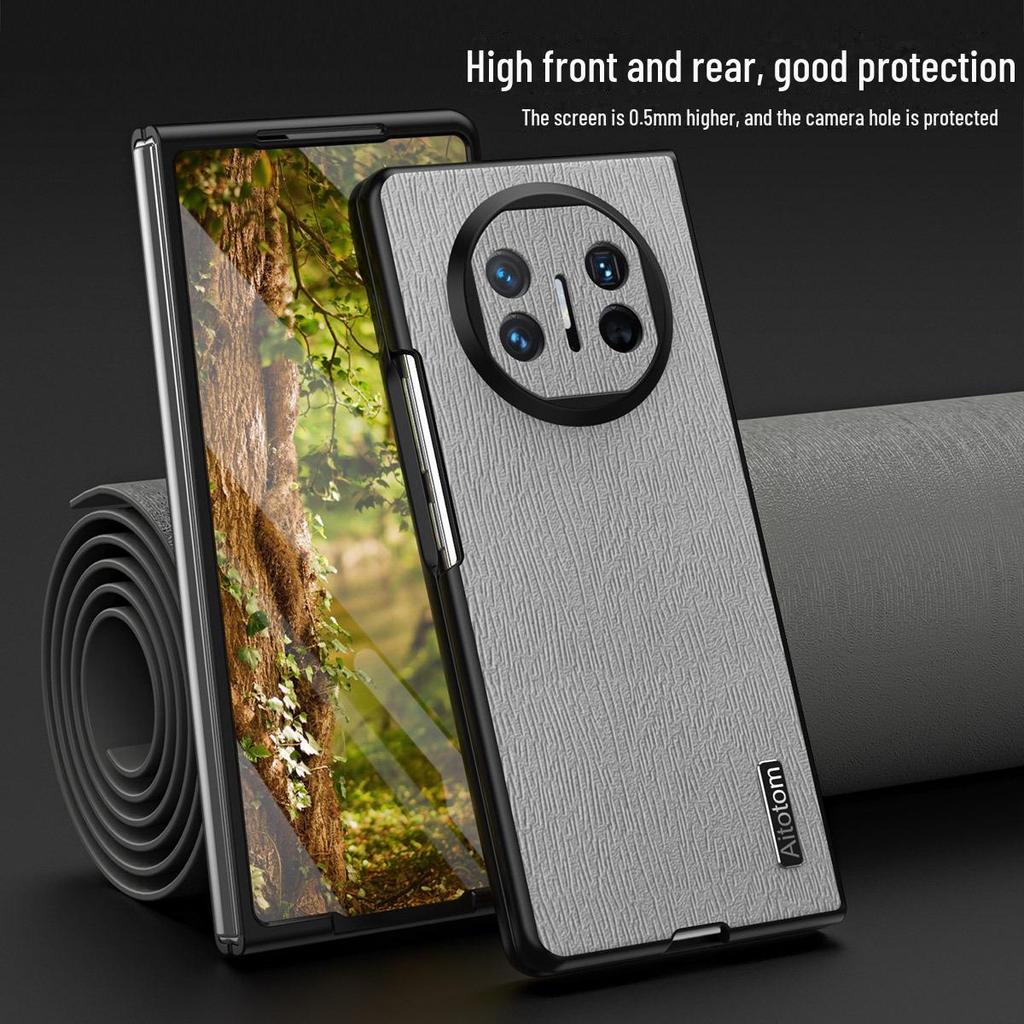 Huawei MateX5 Folding Screen Anti-Fall Case with Bark Pattern for Pocket2