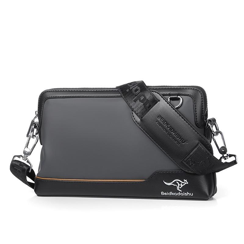 Men's Handbag New Large-capacity Casual Oblique Span Portable Oxford Cloth Small Square Bag