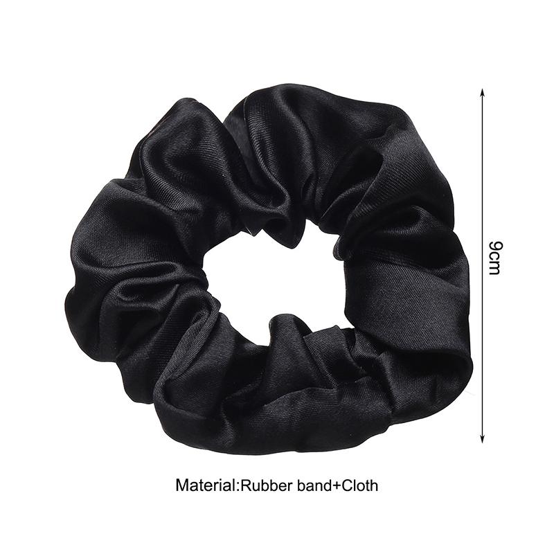 Satin Scrunchies For Women Hair Ties Bands Elastic Handmade Hair Band Ponytail Holder Headband Hair Accessories