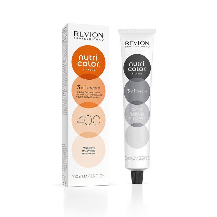Coloration Capillaire - Revlon - Nutri Color Filters 400 - Mandarine - 100 Ml - Sans Ammoniaque
