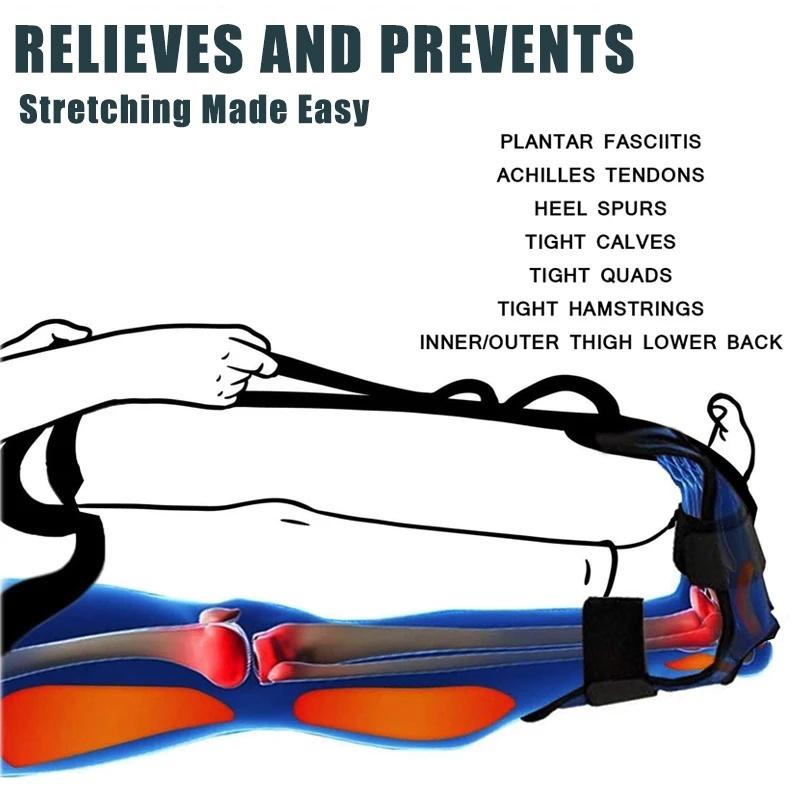 Yoga Flexibility Stretching Leg Stretcher Strap for Ballet Cheer Dance Gymnastics Trainer Yoga Flexibility Leg Stretch Belt