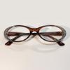 Elegant Rhinestone Cat Eye Reading Glasses for Women - Fashionable Blue Light Blocking Readers with Sparkling Rhinestones