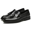 Big Size 36-45 Oxfords Leather Men Shoes Fashion Casual Pointed Toe Formal Business Wedding Dress Shoes Mens Slip On Shoes Retro