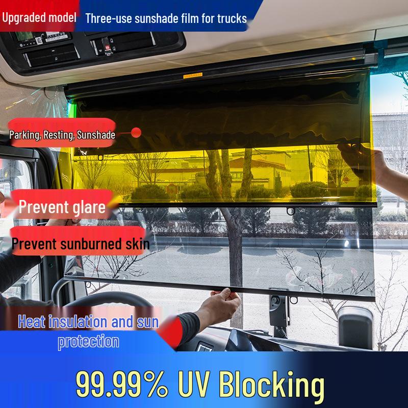 2026 Upgraded Large Windshield Sunshade with Thick Heat Insulation 90x75cm