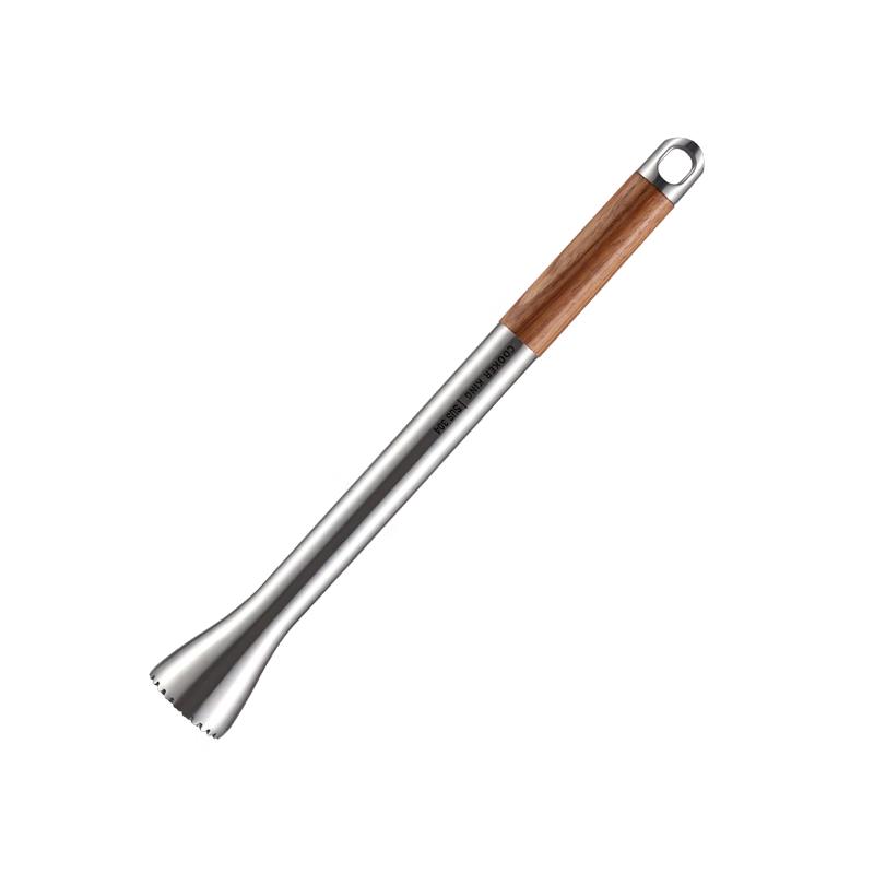 Chui Da Huang 304 Stainless Steel Muddler with Rosewood Handle