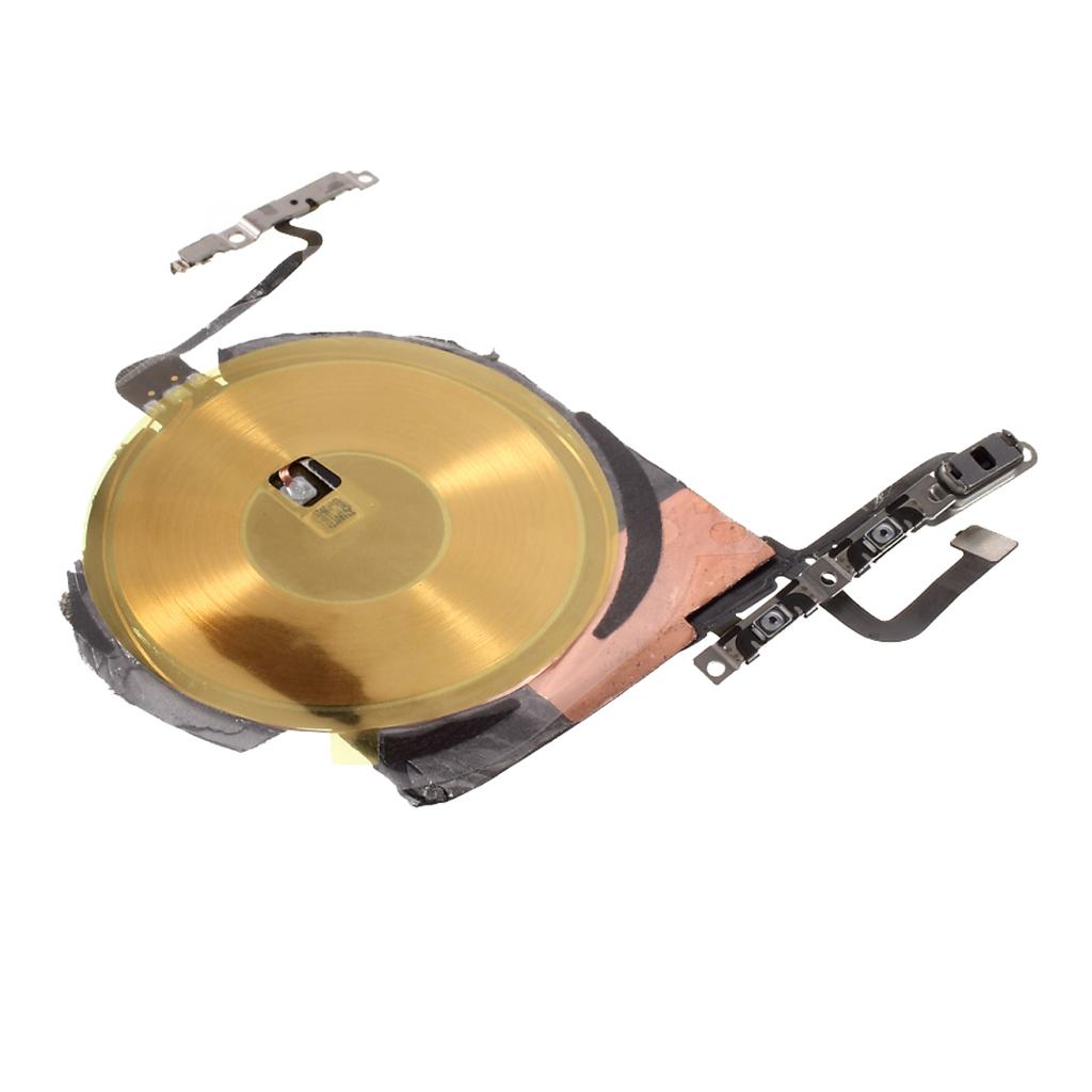 For iPhone 12 6.1 Inch/12 Pro 6.1 Inch Wireless Charging+Power On/Off and Volume Buttons Flex Cable Replacement Part (without Logo)