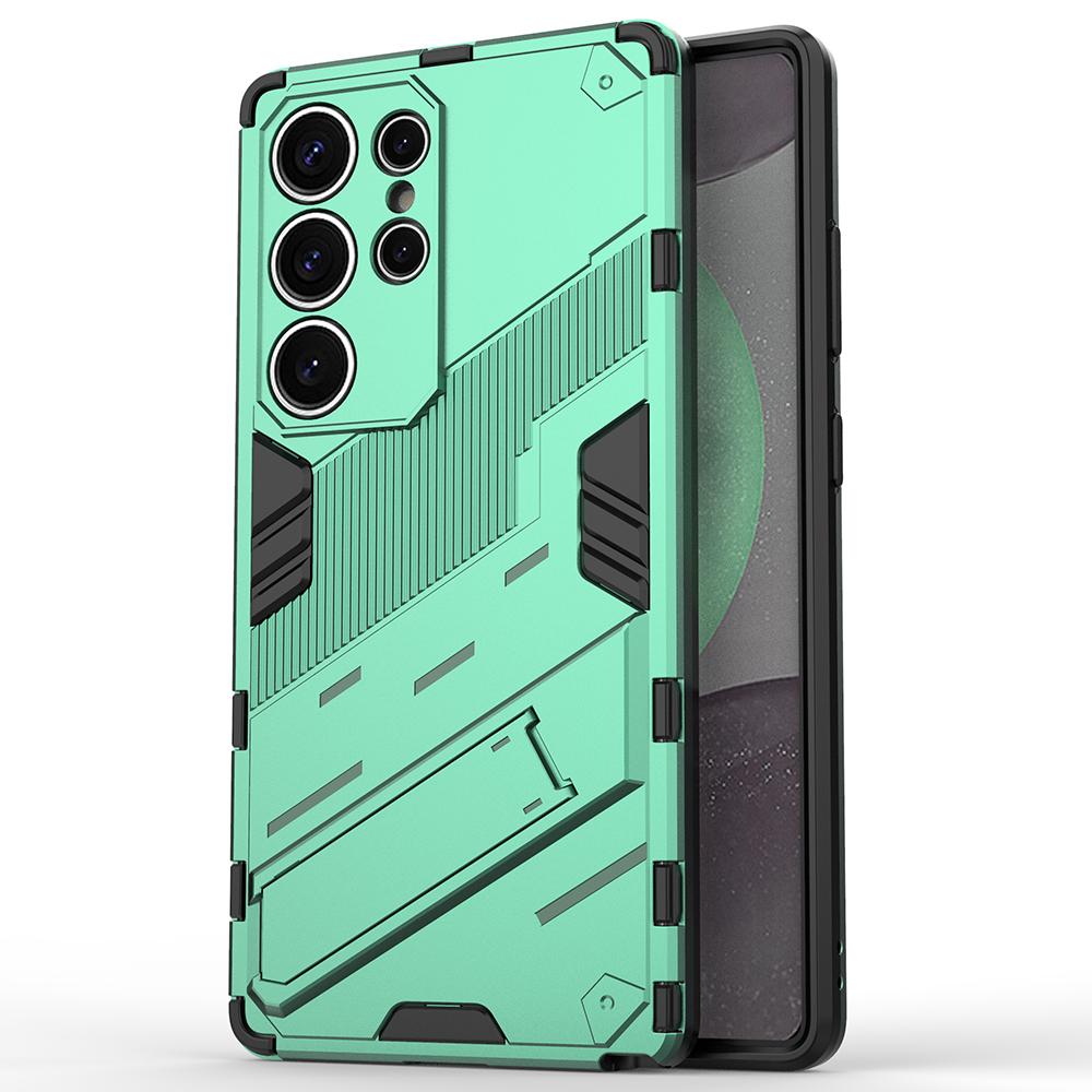 For Samsung Galaxy S25 Ultra Case PC+TPU Shockproof Phone Cover with Kickstand