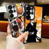 Bleach Kurosaki Ichigo Plating Phone Case For Samsung Galaxy S24 S25 FE S26 Edge S23 Ultra S22 S21 Plus S20 Anti-Fall Airabag Co