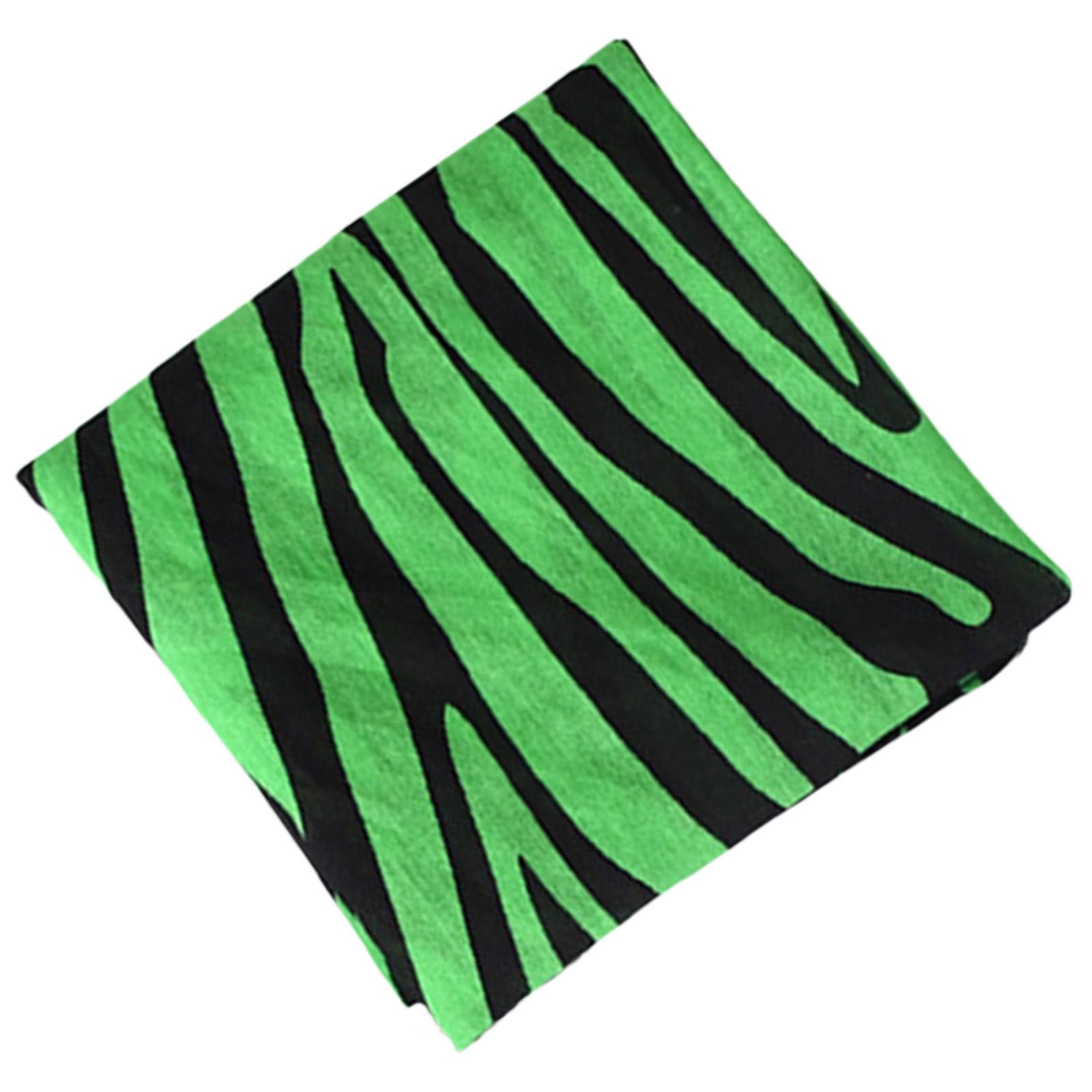 

Винтажный хип-хоп полосатый модный бандана-квадратный платок для мужчин и женщин повязка на голову обертывание для волос шейный платок браслет зелёный