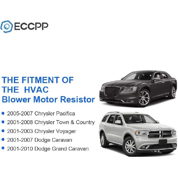 

Heater Blower Motor Fan Resistor Air Conditioning Replacement Parts ECCPP fit for 2001-2007 for Dodge Caravan