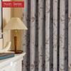 1PC Nuan Series French Retro Style Floral Printed Curtains 100% Fully Blackout Curtains for Bedroom Living Room Balcony Window for Home Decor
