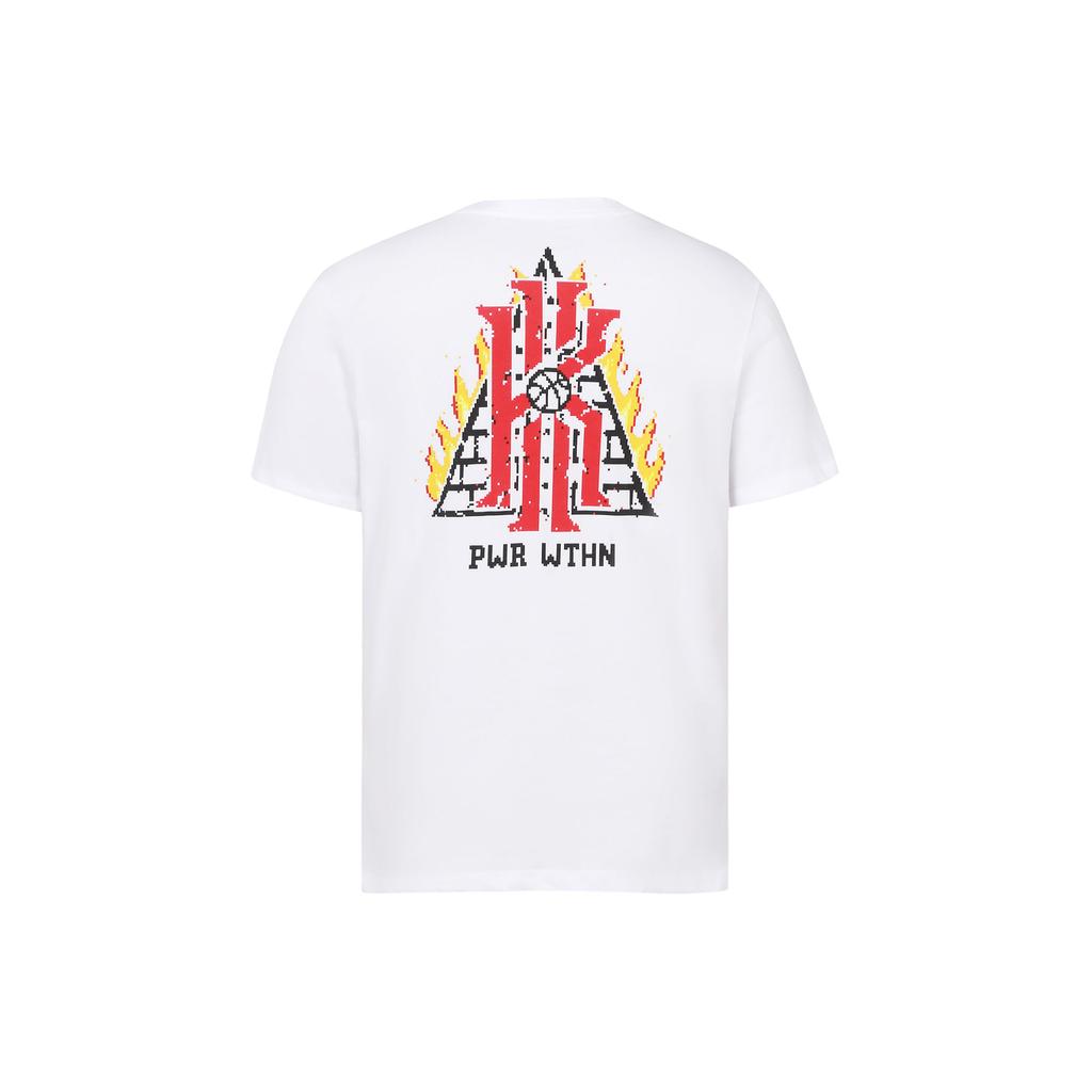 Nike Kyrie Irving Printed Crew Neck Sports Short-Sleeve T-Shirt Men Tops White DJ1567-100