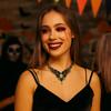 Strass Halloween Halskette Anhänger Halloween Schlüsselbein Choker Gothic Accessoires
