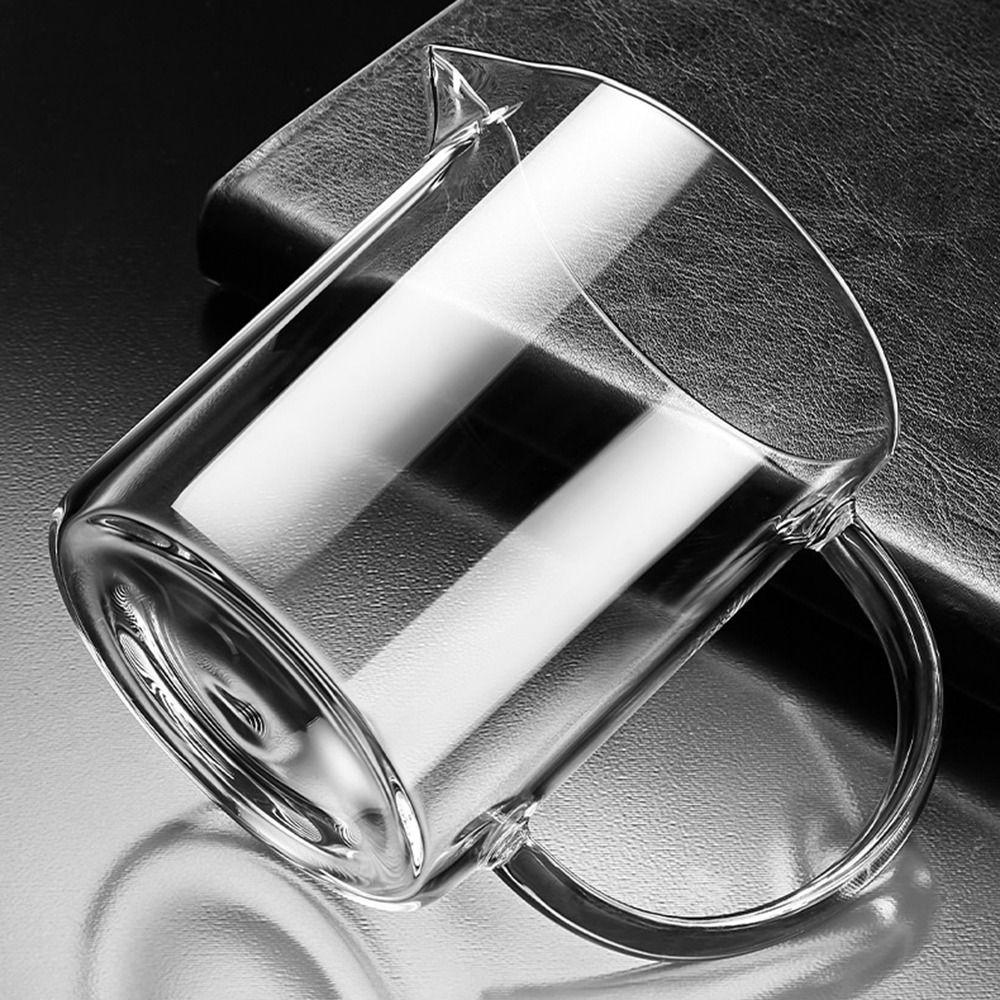 Heat-resistant Glass Teapot with Filter Glass Filter Press AUTO-OPEN Transparent Tea Maker Separation Leak-proof Fair Cup Home