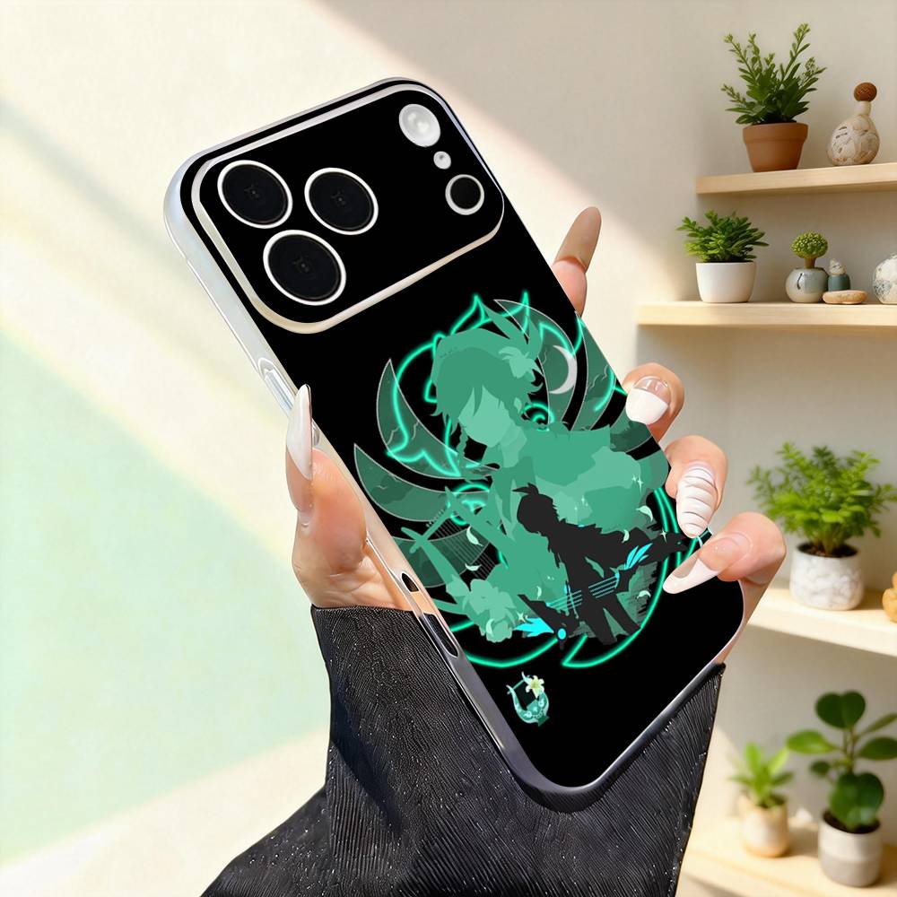 

G-Genshin Impact Venti Cute Phone Case For iPhone 17,16,15,14,13,12,11,Pro,Max,Plus,Mini,SE4,E Magnetic For Magsafe Wireless iPhone17air