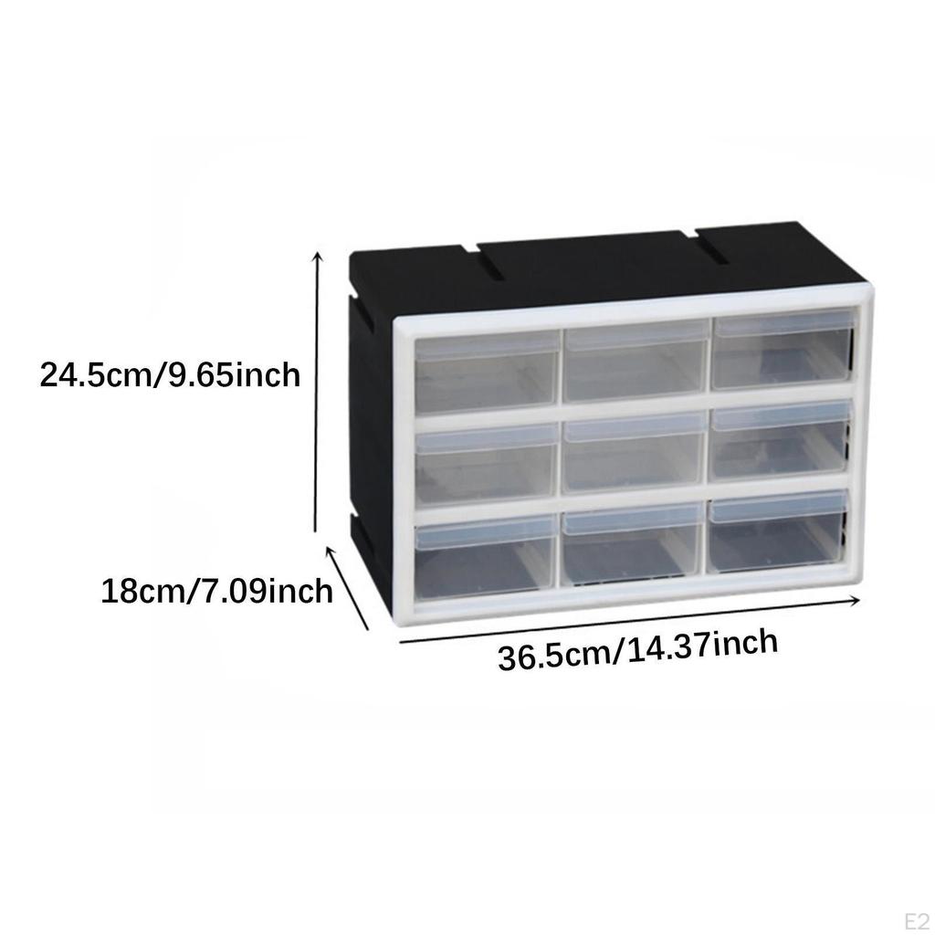 Compact Drawer Organizer for Desk Storage Box with Dividers Office Tools