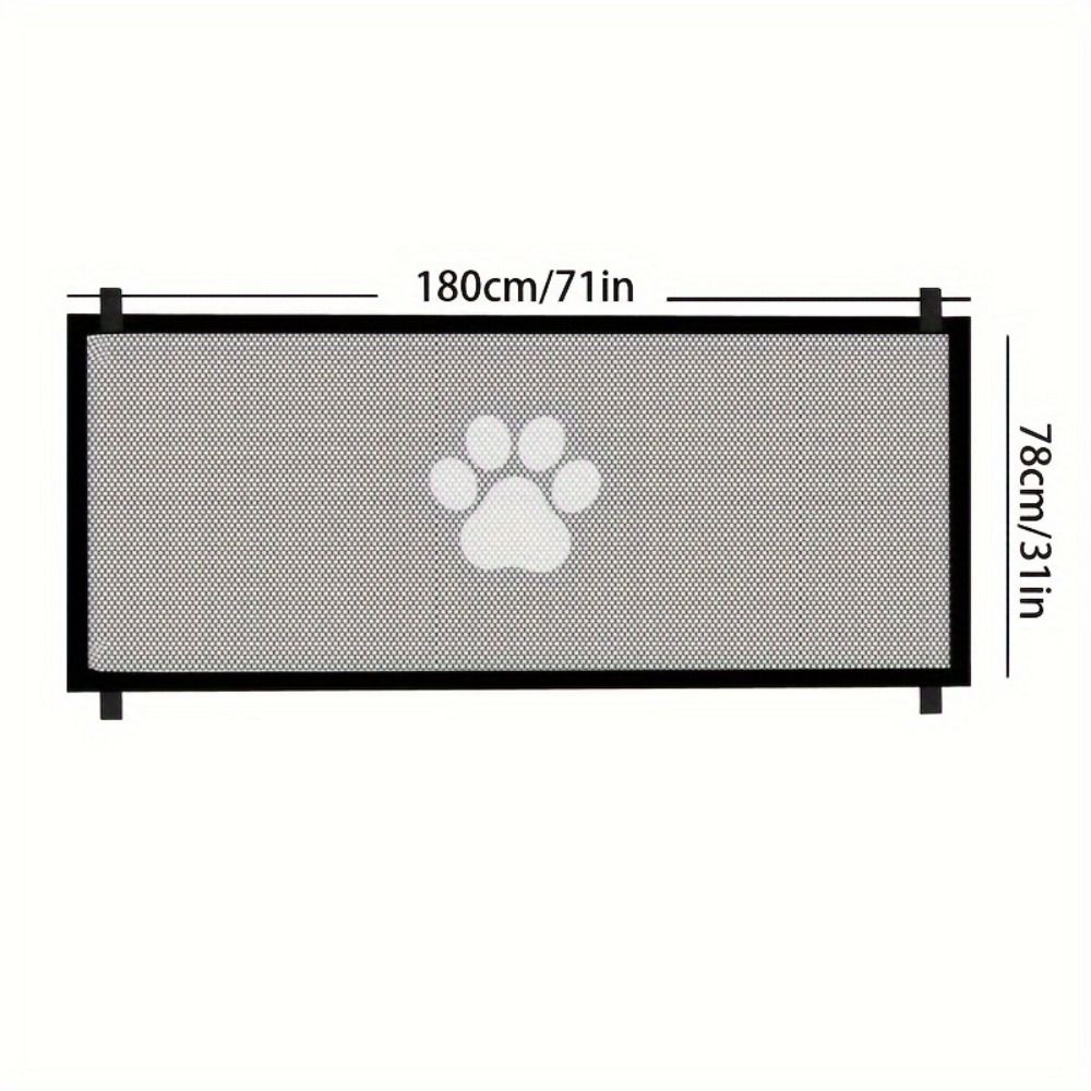 

Breathable Dog Fence Isolation Gate Mesh Portable Pet Isolated Network Dog Cat Pet black-B-L