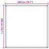 Tent Rug Light Green 200x200 Cm HDPE
