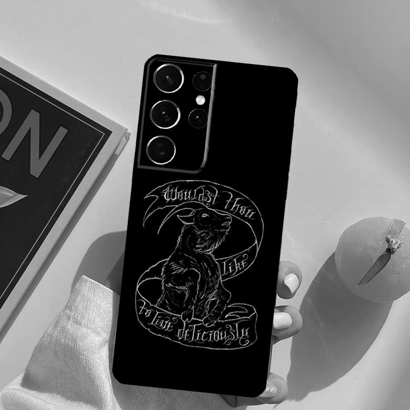 Devil Satan Phone Case For Samsung Galaxy S24 S25 S26 Ultra S20 S21 S22 S23 Plus S10 S25 FE Back Cover