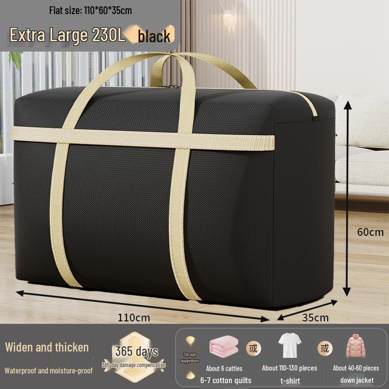 Extra Large Capacity Woven Storage Bag for Quilts and Clothes