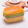 With Fork Spoon Hamburger Lunch Box Microwavable Food Storage Container Portable Lunch Box  Picnic