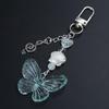 Heart Star Beaded Keychain Pendant Cute Decoration Pendant Keyring Charm