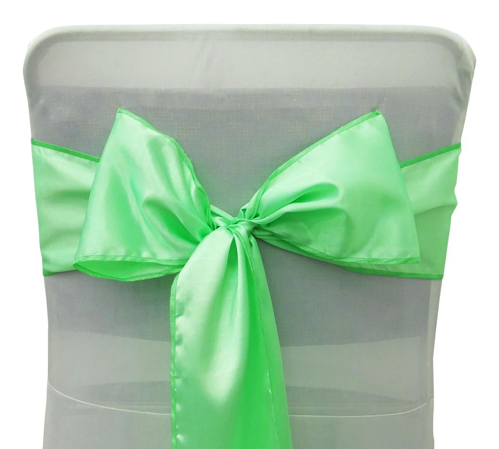 Darling Souvenir Pack Of 75 Satin Chair Sashes Bow Sash For Wedding & Events Supplies Party Decoration Chair Cover Sash - Colors
