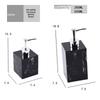 Marble Pattern Resin Dispenser Bottle Press Type Empty Refill Vial Liquid Soap Shampoo Lotion Container For Household Storage