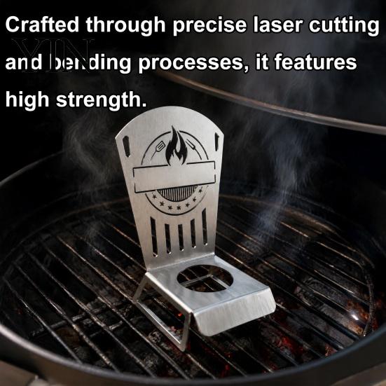 Heat Resistant Stainless Steel Rack Beer Can Chicken Roaster Rack, Durable Metal Vertical Poultry Stand, for Grill BBQ Grills Outdoor Picnic And Oven