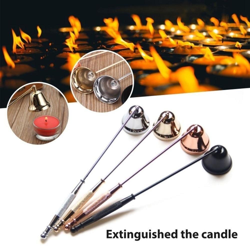 Long Handle Bell Shape Candle Damper Candle Accessories  Candlelight Dinner