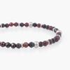 Black Pearl Metal Ball 1003 4 Micro-Cut Pome 1199 Bracelet Set (C2503-SE432_BK)