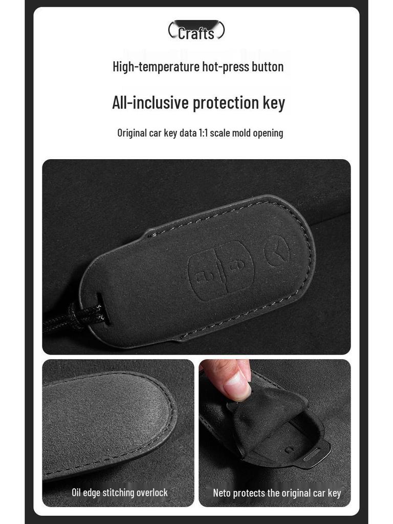 Mazda Key Cover: Compatible with CX5, Next-Gen Mazda 3, CX4, Atenza, CX30