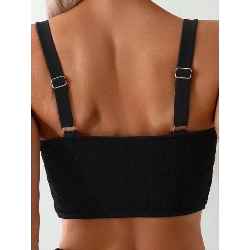 Bikini 2026 New European and American Lace-up Swimsuit Women's High-end Beach Spa Swimsuit Conservative