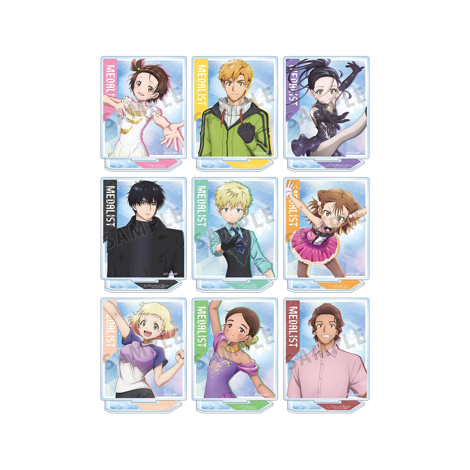 

ТВ Аниме Торговая Акриловая Подставка Коробка Медалист 9 штук